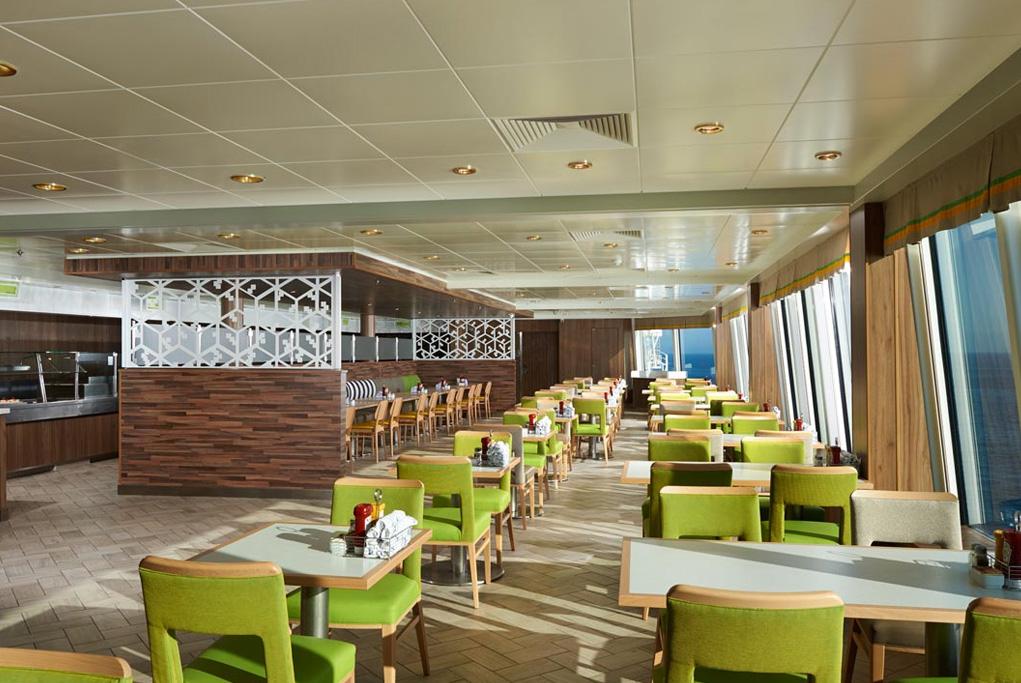 Camarote Restaurante Garden Café - Norwegian Dawn