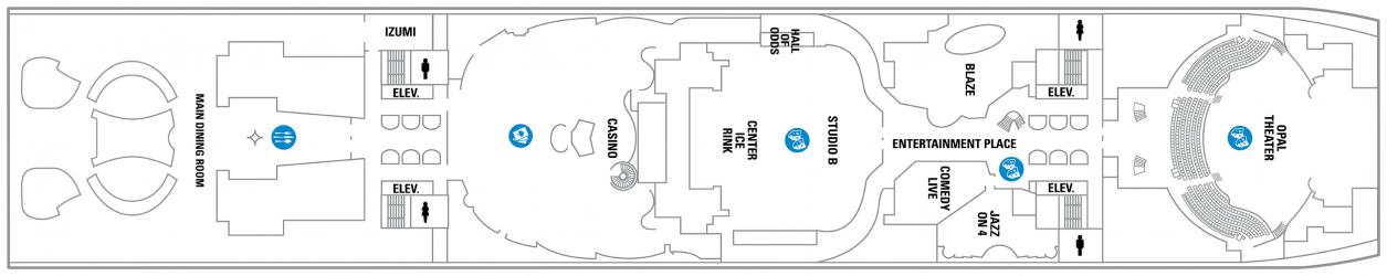 Cubierta 4 Oasis of the Seas