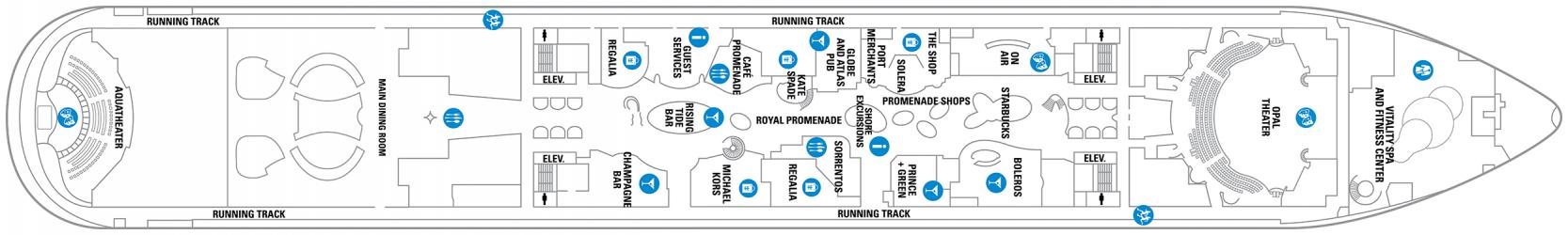 Cubierta 5 Oasis of the Seas