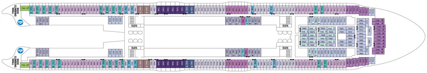 Cubierta 7 Oasis of the Seas