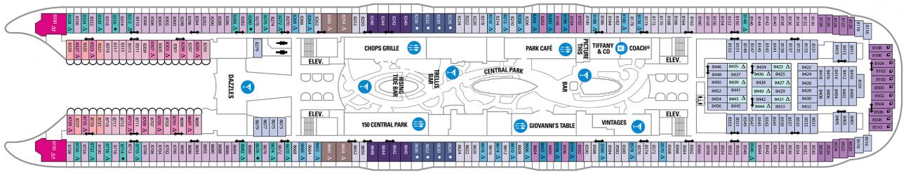 Cubierta 8 Oasis of the Seas