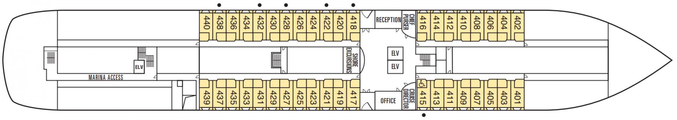 Cubierta 4 M/S Paul Gauguin