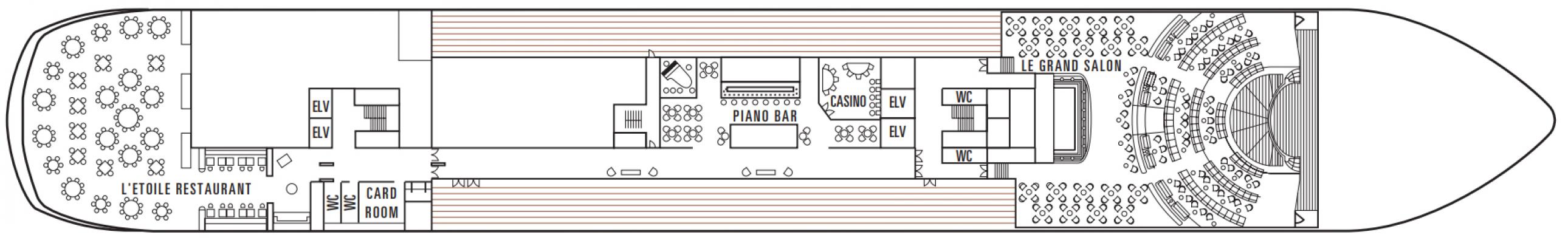 Cubierta 5 M/S Paul Gauguin