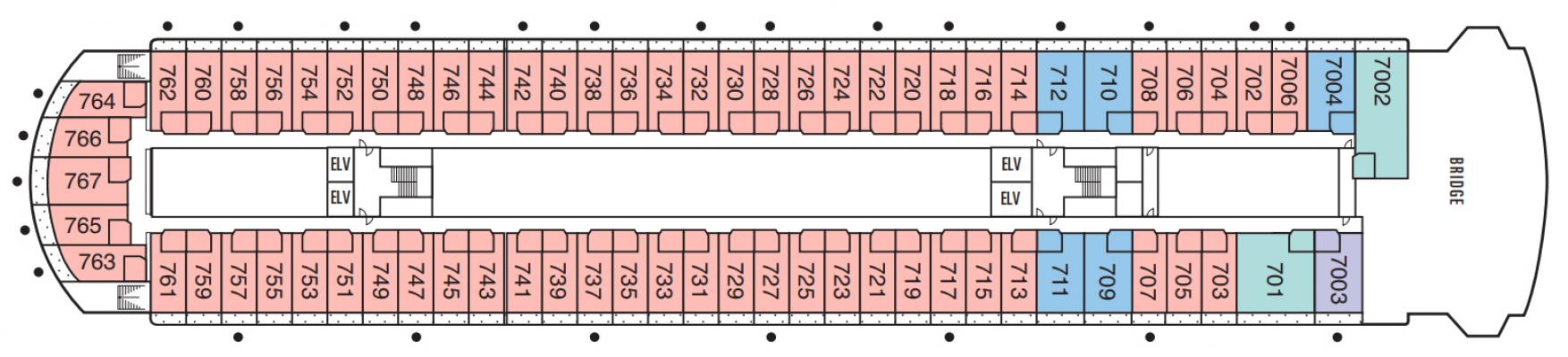 Cubierta 7 M/S Paul Gauguin