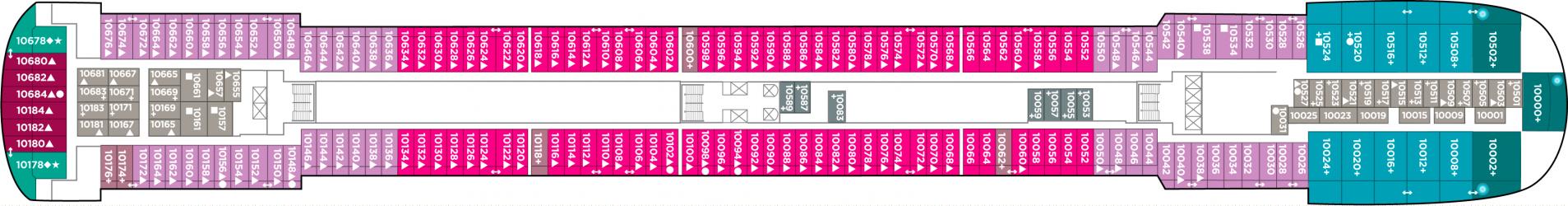 Cubierta 10 Pride of America