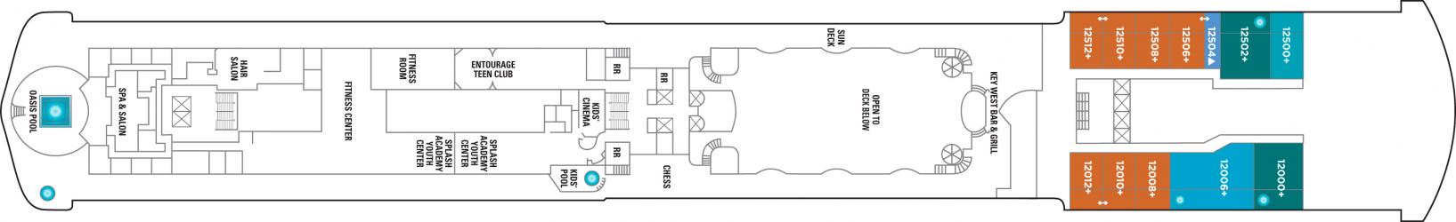 Cubierta 12 Pride of America