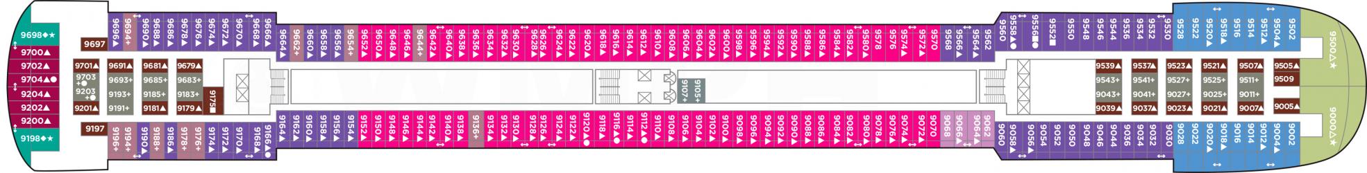 Cubierta 9 Pride of America