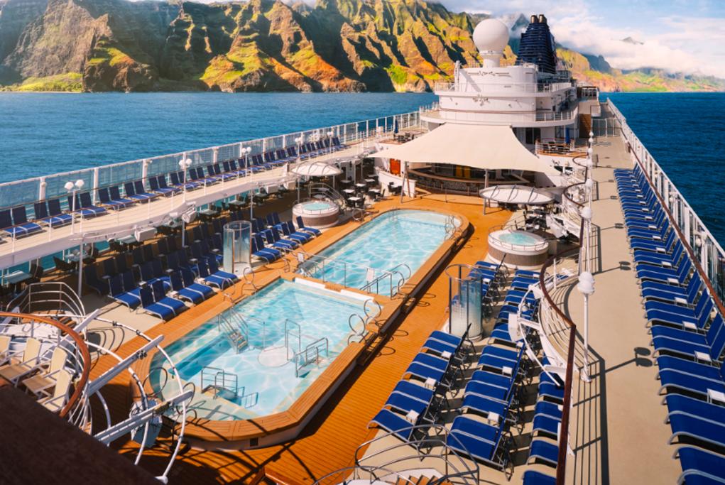 Piscina central Pride of America