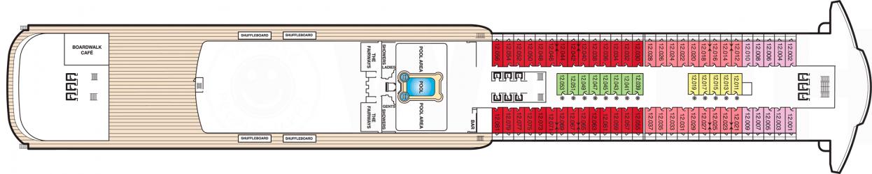 Cubierta 12 Queen Mary 2