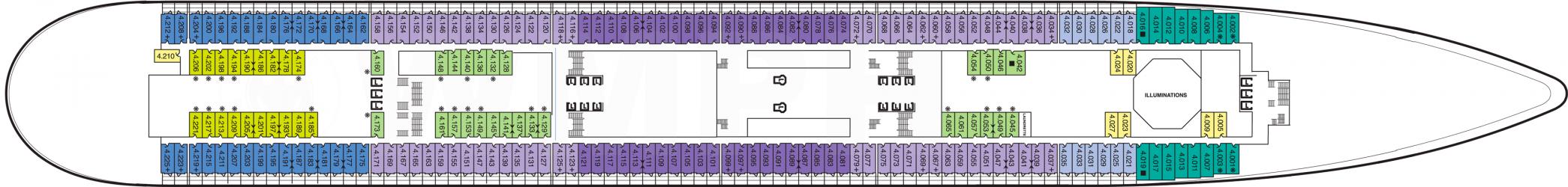 Cubierta 4 Queen Mary 2
