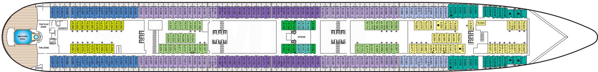 Cubierta 6 Queen Mary 2