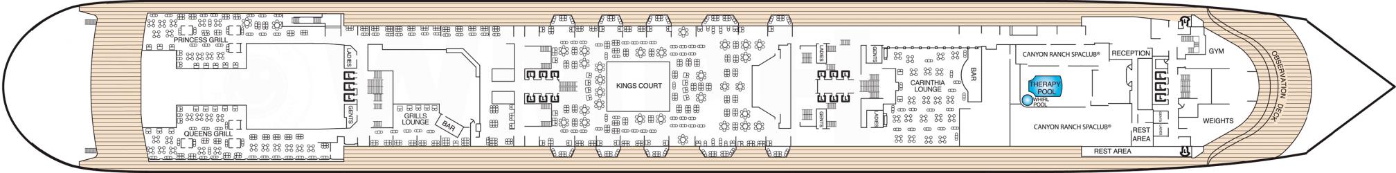 Cubierta 7 Queen Mary 2