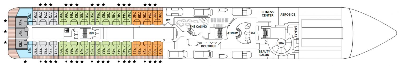 Cubierta 7 Seven Seas Mariner