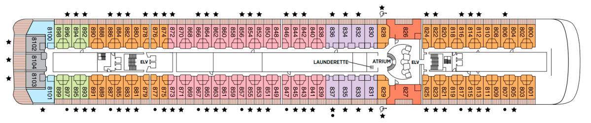 Cubierta 8 Seven Seas Mariner