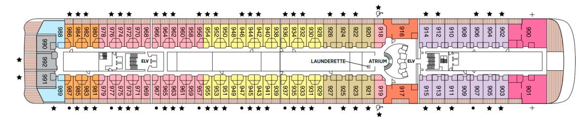 Cubierta 9 Seven Seas Mariner