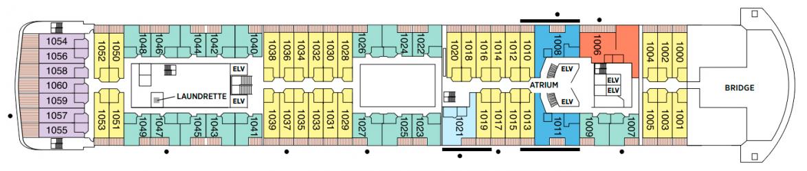Cubierta 10 Seven Seas Voyager