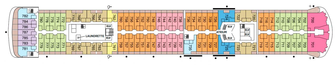 Cubierta 7 Seven Seas Voyager