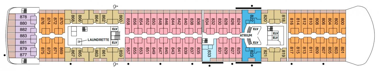 Cubierta 8 Seven Seas Voyager
