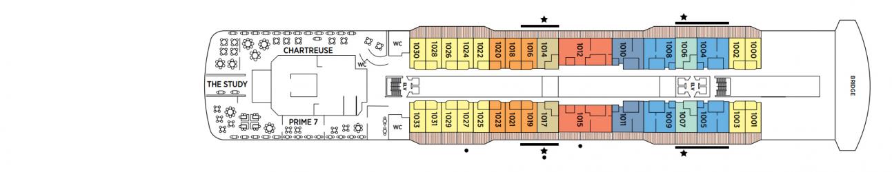 Cubierta 10 Seven Seas Explorer
