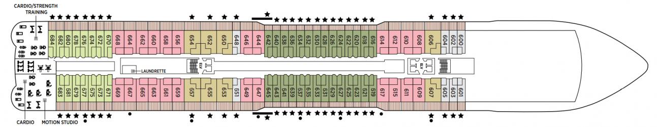 Cubierta 6 Seven Seas Explorer