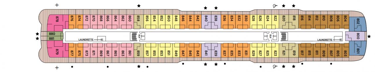 Cubierta 8 Seven Seas Explorer