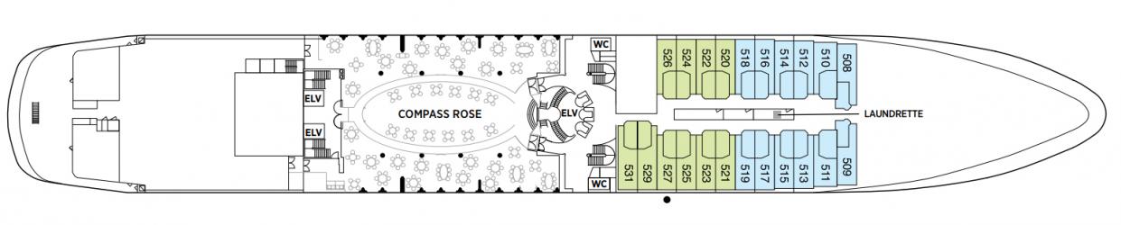 Cubierta 5 Seven Seas Navigator