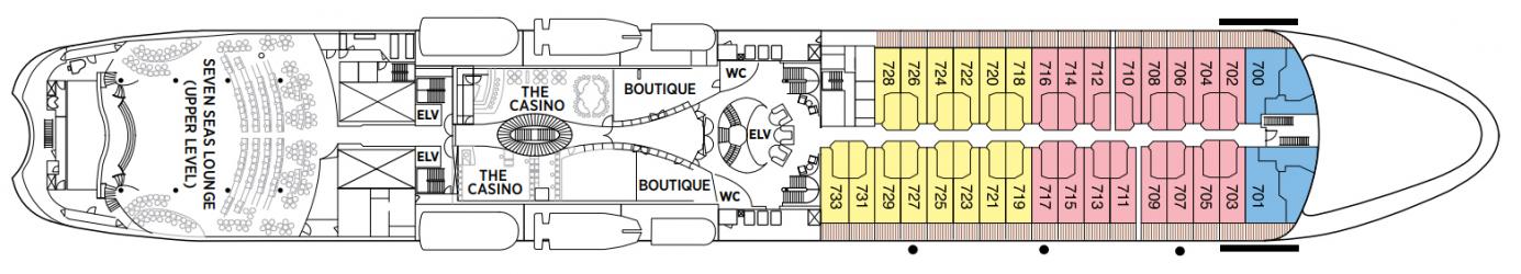 Cubierta 7 Seven Seas Navigator