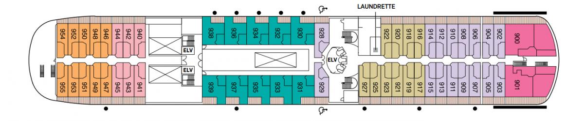Cubierta 9 Seven Seas Navigator