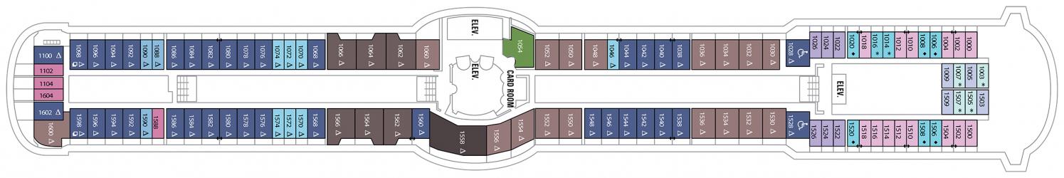 Cubierta 10 Radiance of the Seas