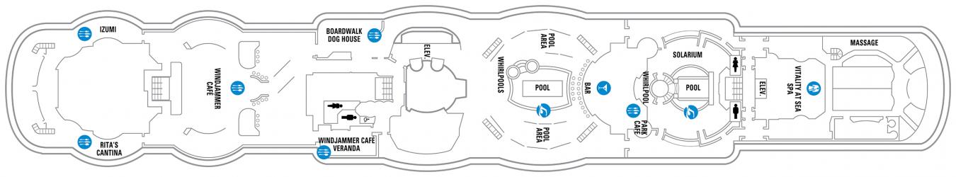 Cubierta 11 Radiance of the Seas
