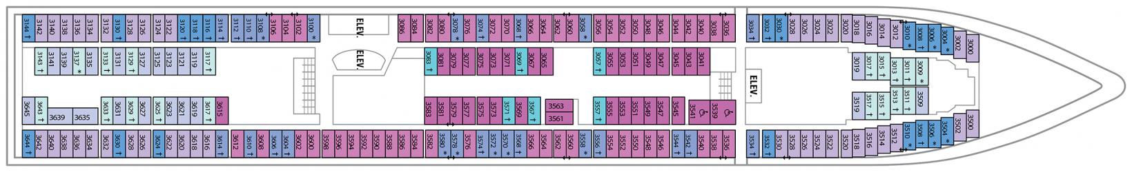 Cubierta 3 Radiance of the Seas