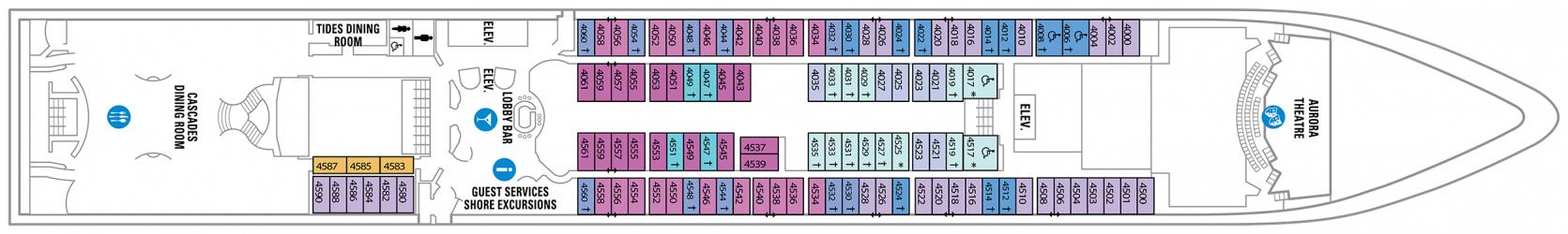 Cubierta 4 Radiance of the Seas