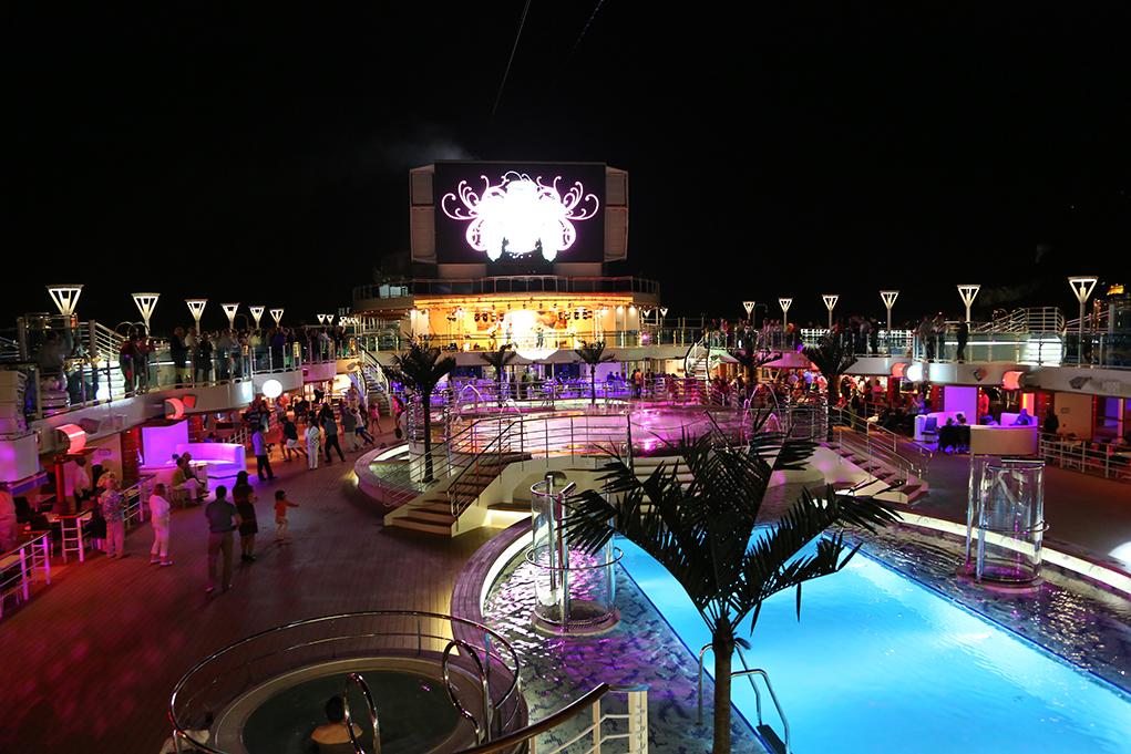 Camarote Shows acuáticos - Regal Princess