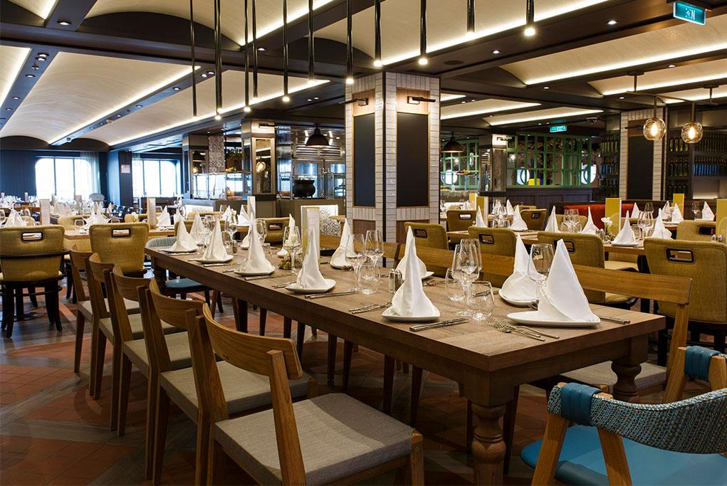 Camarote 3 restaurantes principales - Costa Smeralda