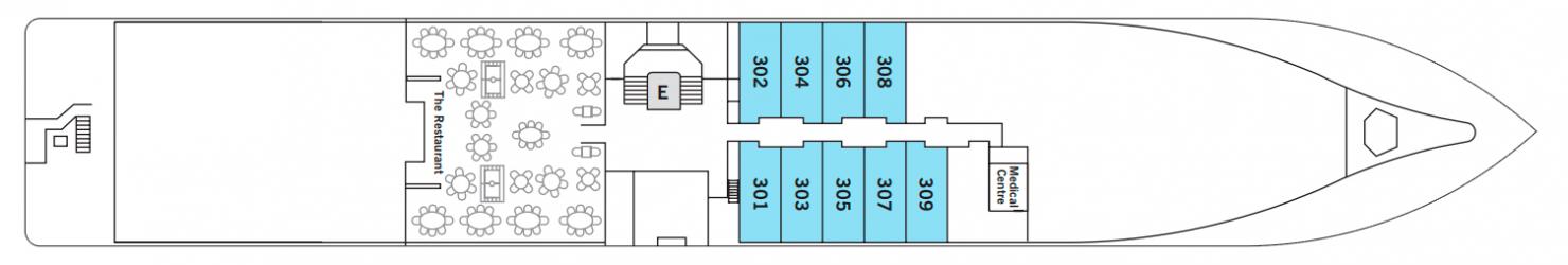 Cubierta 3 Silver Discoverer