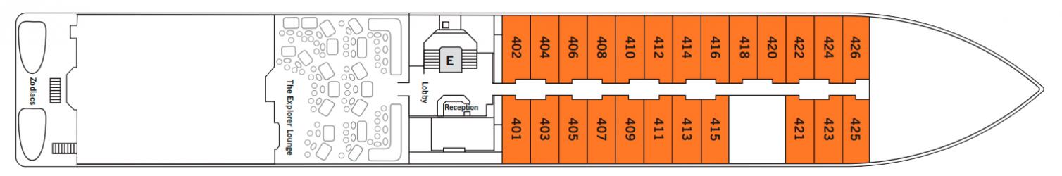 Cubierta 4 Silver Discoverer