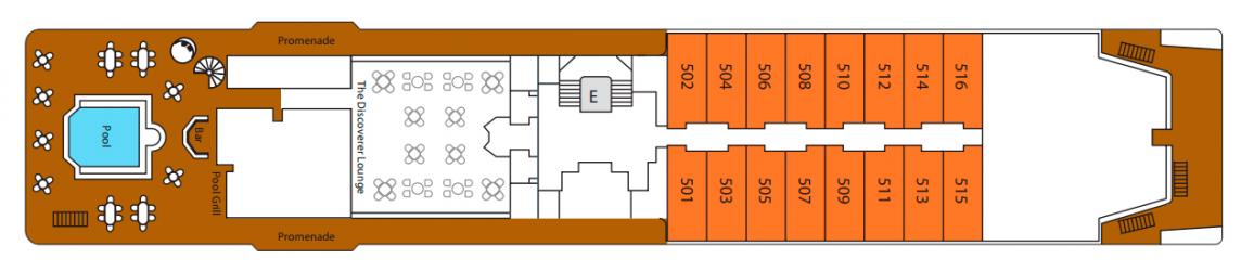 Cubierta 5 Silver Discoverer