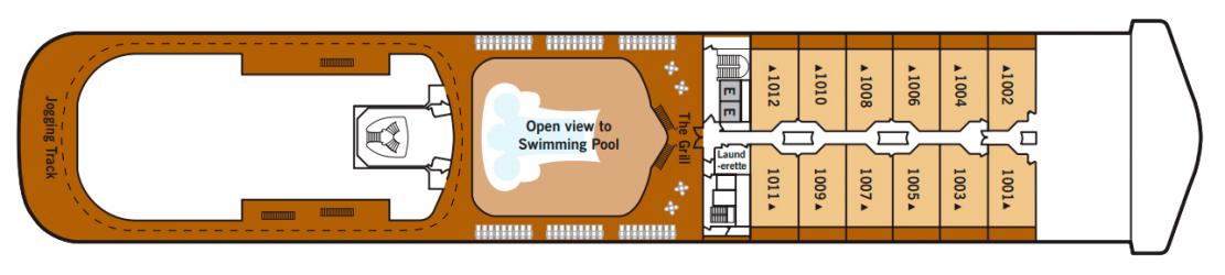 Cubierta 10 Silver Spirit