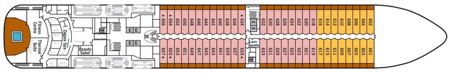 Cubierta 6 Silver Spirit