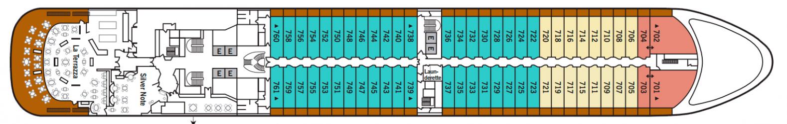 Cubierta 7 Silver Spirit