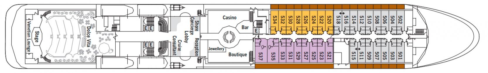 Cubierta 5 Silver Whisper