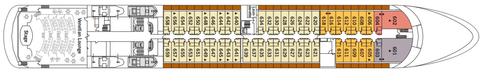 Cubierta 6 Silver Whisper