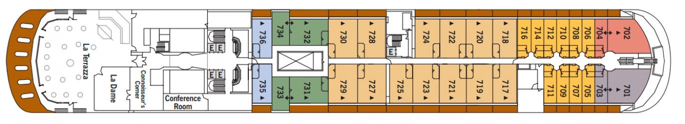 Cubierta 7 Silver Whisper