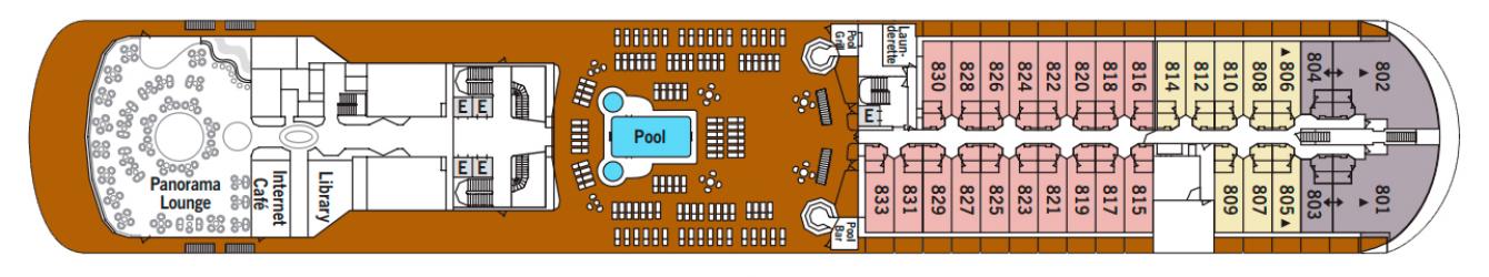 Cubierta 8 Silver Whisper