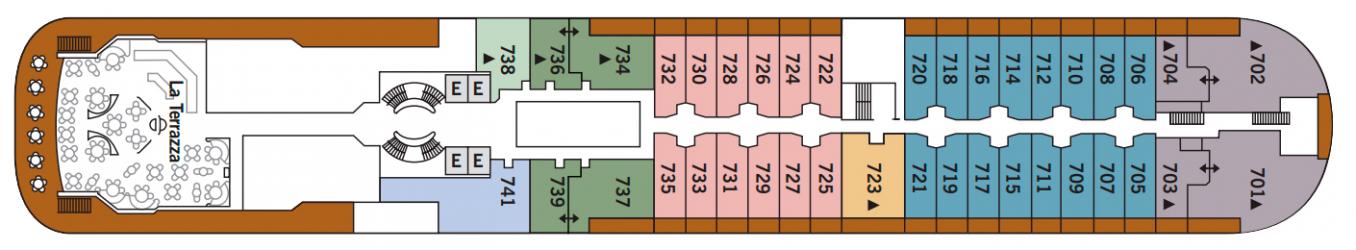 Cubierta 7 Silver Wind