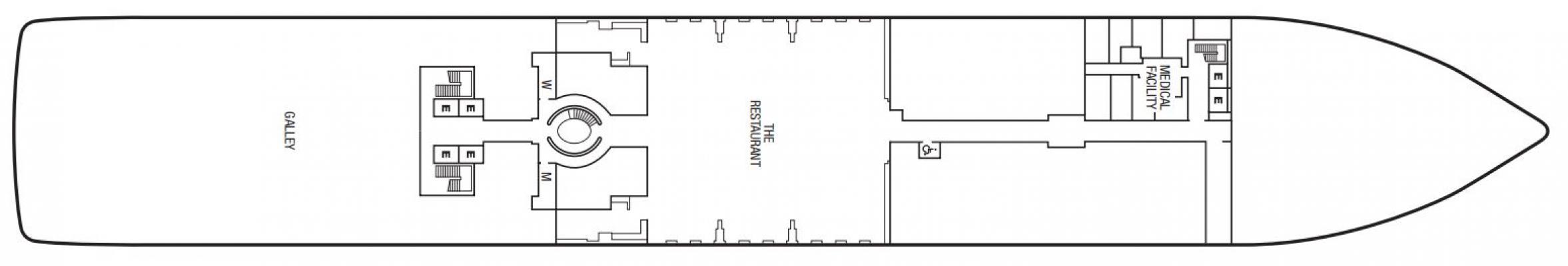 Cubierta 4 Seabourn Encore