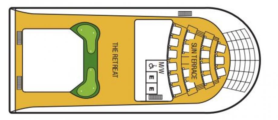 Cubierta 11 Seabourn Odyssey