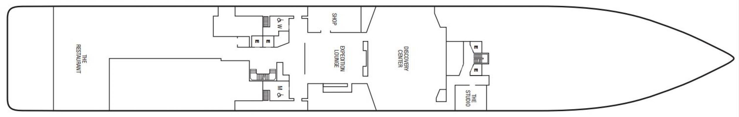 Cubierta 4 Seabourn Pursuit