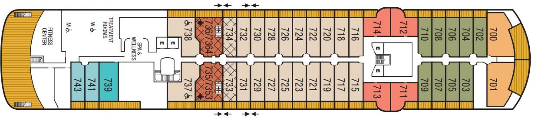 Cubierta 7 Seabourn Pursuit