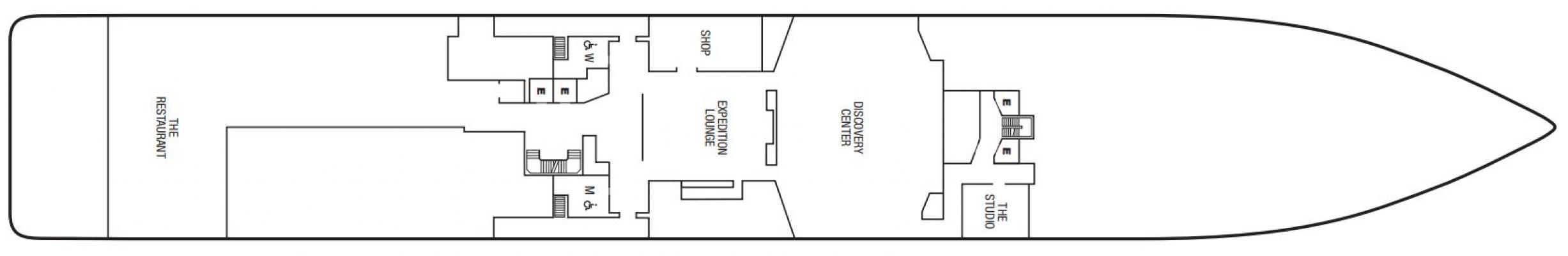 Cubierta 4 Seabourn Venture
